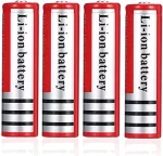Lot de 4 Piles Rechargeable - Batterie Lithium - 18650V - 3,7MAh - BRC 4200 - Eddy-ion - 24 18650 – Image 7