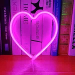 Enseigne Lumineuse Led En Néon (Coeur) - USB - Décoration – Image 12