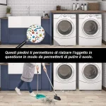 Coussin Anti-vibration 4 Pièces - Pour Machine à Laver Réfrigérateur et Table - Absorption des Chocs - Caoutchouc Antidérapant - Vibration Universelle - Faible Bruit – Image 2