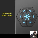 Machine de Boxe Murale Intelligente - Sac De Musique Portable -  Jeu De Combat en Salle - Tampons De Boxe Musicaux Électroniques Pour L'entraînement – Image 4