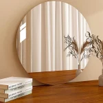 Miroir Acrylique Autocollant HD - Rond Sticky - Grand Sans Cadre - (24 x 24 cm x 2 mm) – Image 11