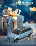Baffle Bluetooth 3D Portable - Forme De Voiture - Alimentation Solaire - Rechargeable - Radio FM - Port USB – Image 9