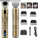 Tondeuse barbe et Cheveux Professionnelle - Électrique - Rechargeable - Sans fil - Écran LED – Image 3