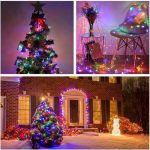 Pack De 4 Guirlande De Fête Lumineuse Décorative - Étanche - 8 Modes - 100 LED - Double Fiche - Multicoleurs - 40M – Image 5