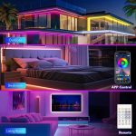 Bande LED Néon 5M - RVB Flexible - Contrôle APP - Télécommande - Suivi de Musique - Étanche – Image 7