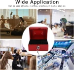 Métal Cach Box - Caisse à Monnaie - Coffre Fort + 2 Clés - 200*160*90 mm - Rouge – Image 8