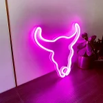 Enseigne Lumineuse Led En Néon (taureau)  - USB - Décoration - Rose – Image 9