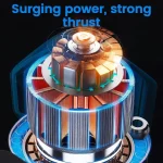 Pistolet De Massage à Manche Allongé - Masseur Dorsal en U - Soulagement Des Douleurs Des Tissus Profonds Avec 4 Têtes De Massage – Image 8