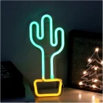 Enseigne Lumineuse Led En Néon (Plante d'aloe vera )  - USB - Décoration – Image 7