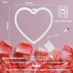 Enseigne Lumineuse Led En Néon (Coeur) - USB - Décoration – Image 9