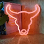 Enseigne Lumineuse Led En Néon (taureau)  - USB - Décoration – Image 5