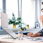 Support Pliable Pour Ordinateur Portable et Tablette Jusqu'à 15 Pouces - Gain De Place - 6 Niveaux De Réglage – Image 13