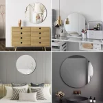 Miroir Acrylique Autocollant HD - Rond Sticky - Grand Sans Cadre - (24 x 24 cm x 2 mm) – Image 8