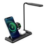Lampe De Table LED Tactile Flexible Avec Chargeur Sans Fil Pliable HT-503 15 W Pour Téléphones Montres et Ècouteurs – Image 13