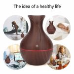 Humidificateur D'air USB - Vaporisateur à Ultrasons - Diffuseur D'huiles Essentielles D'aromathérapie - Noir