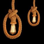 Suspension Corde En Chanvre Vintage Luminaire De Plafond - 1 M - Douille E27 – Image 4