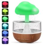 Humidificateur D'air avec Lampe Pluie De Champignons - Diffuseur D'aromathérapie - 7 Couleurs - Rechargeable - Télécommande – Image 16
