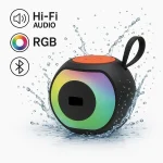 Haut-Parleur Bluetooth Portable X-811 – RGB LED, Radio FM, USB/TF. – Image 7