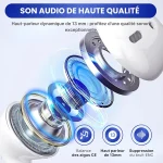 Écouteur Bluetooth à Aéduction De Bruit - Affichage LED – Image 9