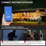 Caméra Arrière - Détection Vocale - Connectivité Wi-Fi - Haute Résolution 1080P - Grand Angle De Vision – Image 5