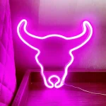 Enseigne Lumineuse Led En Néon (taureau)  - USB - Décoration - Rose – Image 8