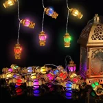 Guirlande lumineuse Led en Plastique pour Décoration du Ramadan et De L’Aïd – 20 LED - 3M – Deux Modes D’éclairage – Image 6