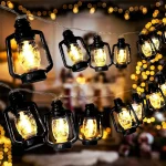Guirlande Lumineuse Vintage De 10 Mètres - 20 Ampoules S14 - Étanche - 220 V