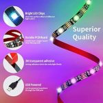 Bande lumineuse LED RGB - USB - Pour Voiture Ou Télévision - 5 mètres - 16 Couleurs - 4 Modes - Télécommande – Image 7