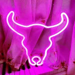 Enseigne Lumineuse Led En Néon (taureau)  - USB - Décoration - Rose – Image 7