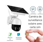 Caméra de Sécurité PTZ - 4G - Avec Panneau Solaire – Image 4