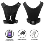 Gilet De Course - Respirant Avec Poche De Téléphone - Ajustable - waterproof - Unisexe – Image 3