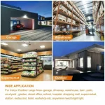 Ventilateur Pliant - Lampe 360 ​​Degrés - Lumières Blanc Froid – Image 4