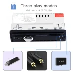 Autoradio FM - Bluetooth MP3 - Lecteur Audio Stéréo - DIN Pour Téléphone Portable - Télécommande – Image 8
