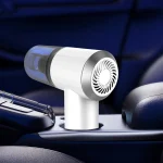 Aspirateur Portable - Avec Pistolet Rechargeable - Pour Animaux -  Voitures - et Maison - Blanc – Image 4