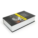 Coffre-Fort Créatif En Forme Livre – Avec 2 Clés – 24 Cm × 15,5 Cm × 5,5 Cm Noir – Image 5