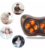 Oreiller De Massage - Ensemble 8 Points - Chauffant - Massage Complet Du Corps - Rechargeable – Image 2