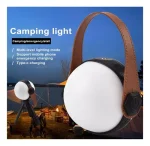 Lampe D'ambiance à Charge Rapide - Étanche - Type C - Portable - Trépied - 3 Modes Avec Fonction D'avertissement – Image 2