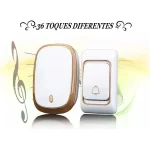 Sonnette intelligente Sans Fil - 100 Mètres - 32 Mélodies - Blanc – Image 2