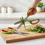 Ciseaux À Légumes 5 En 1 - Acier Inoxydable - Cinq Lames - Multifonctionnels – Image 10