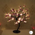 Lampe De Table Lumineuse - Forme Arbre Fleuri - USB – Image 3