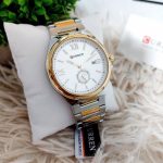 Montre Curren Pour Homme Avec Bracelet Bicolore en Acier Inoxydable Argenté et Doré - Affichage De La Date - Résistante à L'eau – Image 6