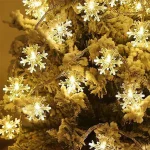 Guirlande De Fête En Forme Neige - Étanche - 10 M – Image 4