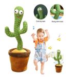 Jouet Cactus Parlant Dansant – Jouet Cactus Ensoleillé Parlant – Répétition De Chant – 120 Chansons Pour Enfants – 15 Secondes – Enregistrez Votre Voix – LED – Image 9