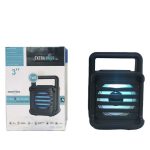 Haut parleur Bluetooth Portable 4 en 1 - LED - Rechargeable Avec USB - Design Moderne - Radio - Carte MicroSD et Connexion Auxiliaire - Son Puissant – Image 4