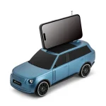 Baffle Bluetooth 3D Portable - Forme De Voiture - Alimentation Solaire - Rechargeable - Radio FM - Port USB – Image 3