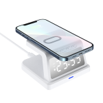 Réveil Multifonctionnel - Chargeur Sans Fil Rapide 15W - Affichage Horloge LED – Image 5