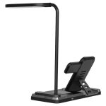 Lampe De Table LED Tactile Flexible Avec Chargeur Sans Fil Pliable HT-503 15 W Pour Téléphones Montres et Ècouteurs – Image 11