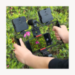 Support Caméra Vidéo Pour Smartphone – Trépied Avec Poignée Stabilisatrice Vidéo Pour Téléphone – avec Microphone à Réduction De Bruit et Lumière Stroboscopique – Image 8