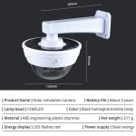 Lampe Solaire Antivol - Étanche - 12 V - Avec Caméra à Autorisation Simulée - Détecteur de Mouvement Avec Télécommande – Image 7