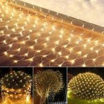 Guirlande Filet Led - 2M×2M - Étanche  - 220 V - 8 Modes D'éclairage